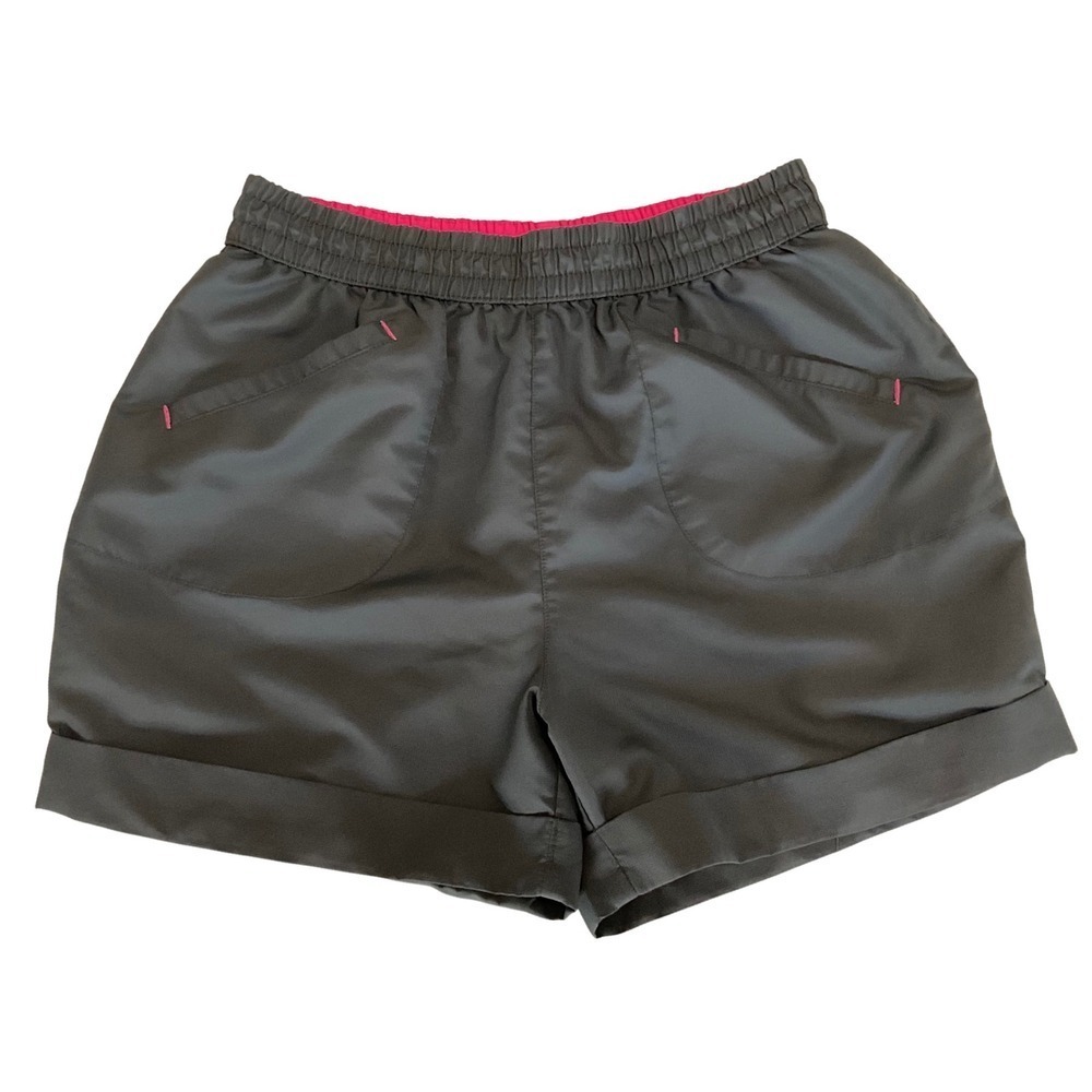 BCG Athletic Shorts Women Medium Gray Pink Athletic Wear Casual Shorts